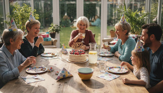 Family enjoying personalised birthday celebration