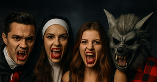 Vampire & Werewolf Halloween Costumes