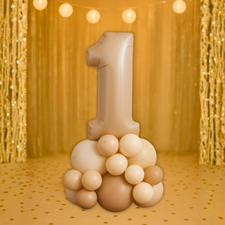 Nude Number Balloon Stack – Air-Filled Display 1.5m – The Party Hut Cheltenham