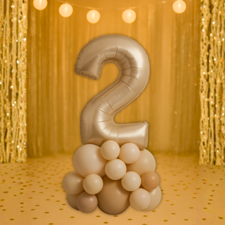 Nude Number Balloon Stack – Air-Filled Display 1.5m – The Party Hut Cheltenham