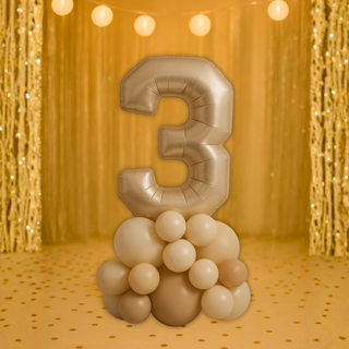 Nude Number Balloon Stack – Air-Filled Display 1.5m – The Party Hut Cheltenham