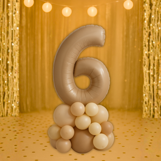 Nude Number Balloon Stack – Air-Filled Display 1.5m – The Party Hut Cheltenham