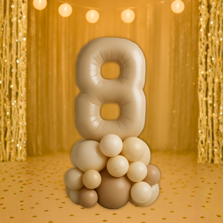 Nude Number Balloon Stack – Air-Filled Display 1.5m – The Party Hut Cheltenham