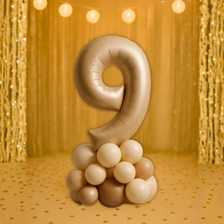 Nude Number Balloon Stack – Air-Filled Display 1.5m – The Party Hut Cheltenham