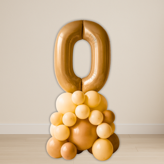 Nude Number Balloon Stack | 1.5 to 2m | 0 to 9