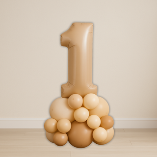 Nude Number Balloon Stack | 1.5 to 2m | 0 to 9