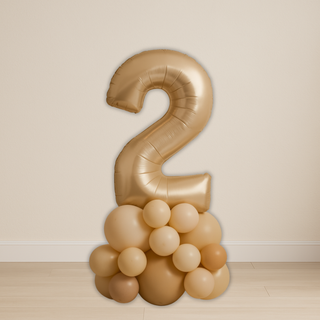 Nude Number Balloon Stack | 1.5 to 2m | 0 to 9