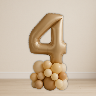 Nude Number Balloon Stack | 1.5 to 2m | 0 to 9