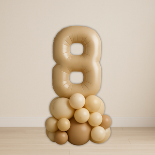 Nude Number Balloon Stack | 1.5 to 2m | 0 to 9