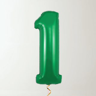 Green Foil Number Balloons (34” Helium-Filled) 1 The Party Hut | Balloons, Fancy Dress & Party Supplies Cheltenham