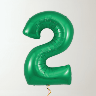 Green Foil Number Balloons (34” Helium-Filled) 2 The Party Hut | Balloons, Fancy Dress & Party Supplies Cheltenham