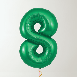 Green Foil Number Balloons (34” Helium-Filled) 8 The Party Hut | Balloons, Fancy Dress & Party Supplies Cheltenham