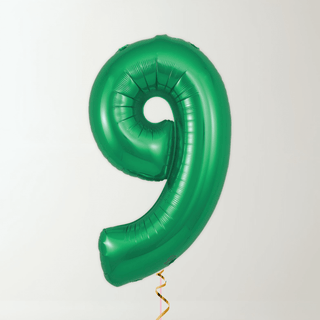 Green Foil Number Balloons (34” Helium-Filled) 9 The Party Hut | Balloons, Fancy Dress & Party Supplies Cheltenham