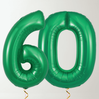Green Foil Number Balloons (34” Helium-Filled) 60 The Party Hut | Balloons, Fancy Dress & Party Supplies Cheltenham