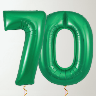 Green Foil Number Balloons (34” Helium-Filled) 70 The Party Hut | Balloons, Fancy Dress & Party Supplies Cheltenham