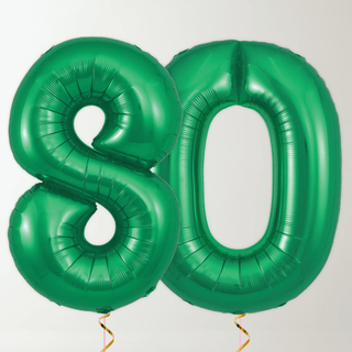 Green Foil Number Balloons (34” Helium-Filled) 80 The Party Hut | Balloons, Fancy Dress & Party Supplies Cheltenham