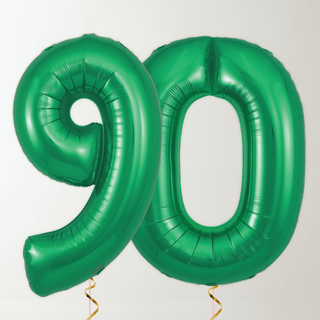 Green Foil Number Balloons (34” Helium-Filled) 90 The Party Hut | Balloons, Fancy Dress & Party Supplies Cheltenham