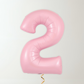 Pastel Pink Foil Number Balloons (34” Helium-Filled) 2 The Party Hut | Balloons, Fancy Dress & Party Supplies Cheltenham