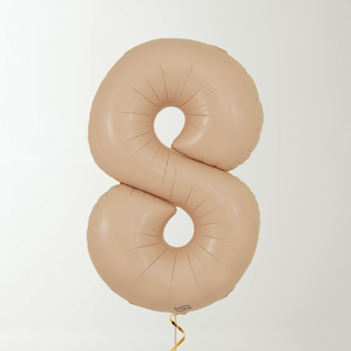 Nude Foil Number Balloons (34” Helium-Filled) 8 The Party Hut | Balloons, Fancy Dress & Party Supplies Cheltenham