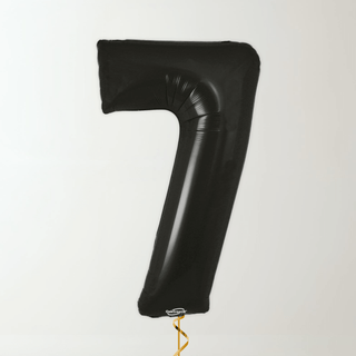 Black Foil Number Balloons (34” Helium-Filled) 7 The Party Hut | Balloons, Fancy Dress & Party Supplies Cheltenham