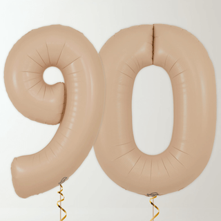Nude Foil Number Balloons (34” Helium-Filled) 90 The Party Hut | Balloons, Fancy Dress & Party Supplies Cheltenham