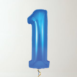 Sapphire Blue Foil Number Balloons (34” Helium-Filled) 1 The Party Hut | Balloons, Fancy Dress & Party Supplies Cheltenham