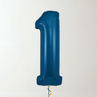 Navy Blue Foil Number Balloons (34” Helium-Filled) 1 The Party Hut | Balloons, Fancy Dress & Party Supplies Cheltenham