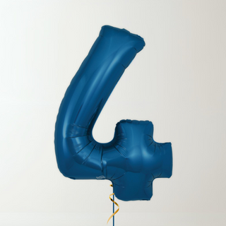 Navy Blue Foil Number Balloons (34” Helium-Filled) 4 The Party Hut | Balloons, Fancy Dress & Party Supplies Cheltenham