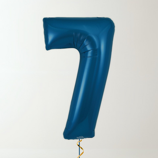 Navy Blue Foil Number Balloons (34” Helium-Filled) 7 The Party Hut | Balloons, Fancy Dress & Party Supplies Cheltenham