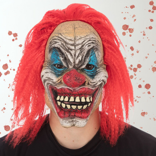 Circus Creep Clown Mask – Horror Halloween Costume The Party Hut | Balloons, Fancy Dress & Party Supplies Cheltenham