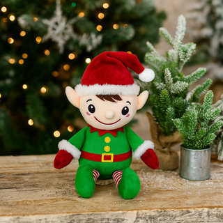 8Inch Elf Plush Soft Toy – Festive Christmas Buddy