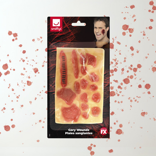 Gory Wounds Special FX – Halloween Makeup Prosthetics The Party Hut | Balloons, Fancy Dress & Party Supplies Cheltenham