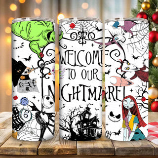 Halloween nightmare tumbler 20oz Lola’s gift shop <3