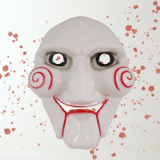 Adult Jigsaw Halloween Mask – SAW Horror Villain Fancy Dress The Party Hut | Balloons, Fancy Dress & Party Supplies Cheltenham