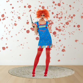 Ladies Chucky Costume – Good Guys Dress & Top The Party Hut | Balloons, Fancy Dress & Party Supplies Cheltenham