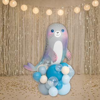 Sea Lion Balloon Stack – Under the Sea Air-Filled Party Display