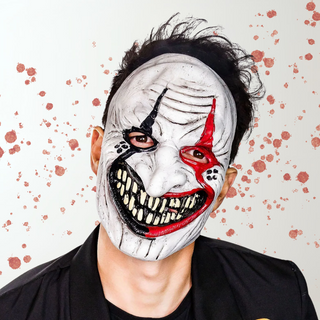 Sinister Jester Mask – Scary Halloween Fancy Dress The Party Hut | Balloons, Fancy Dress & Party Supplies Cheltenham