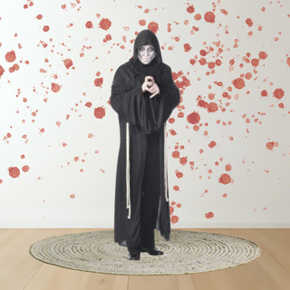 Grim Reaper / Monk Hooded Robe Costume – Adults Large (42-44") The Party Hut | Balloons, Fancy Dress & Party Supplies Cheltenham