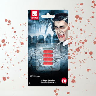 Blood Capsules (Pack of 4) – Halloween Special Effects The Party Hut | Balloons, Fancy Dress & Party Supplies Cheltenham