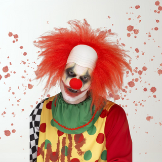 Deluxe Clown Wig – Red | Adults Halloween Wig The Party Hut | Balloons, Fancy Dress & Party Supplies Cheltenham