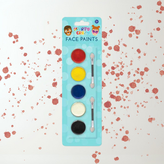 Children’s Face Paint Kit – 5 Colours + 2 Applicators The Party Hut | Balloons, Fancy Dress & Party Supplies Cheltenham