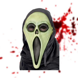 Glow-in-the-Dark Scream Mask – Halloween Fancy Dress The Party Hut | Balloons, Fancy Dress & Party Supplies Cheltenham