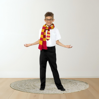 Kids Wizard Student Costume Kit – Scarf, Tie & Glasses One Size Fits All - Kids The Party Hut | Balloons, Fancy Dress & Party Supplies Cheltenham