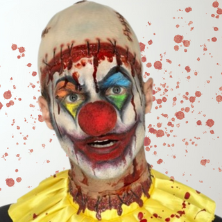 Bloody Latex Clown Costume Kit – Halloween Instant Horror The Party Hut | Balloons, Fancy Dress & Party Supplies Cheltenham