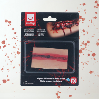 Open Wound Latex Scar Prosthetic – Halloween FX The Party Hut | Balloons, Fancy Dress & Party Supplies Cheltenham