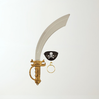 Pirate Set – Sword, Eyepatch & Earring | Fancy Dress Accessory The Party Hut | Balloons, Fancy Dress & Party Supplies Cheltenham