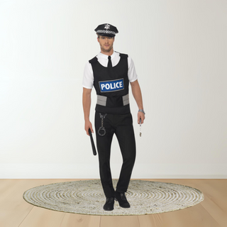Adults Instant Policeman Costume Kit – Fancy Dress Set The Party Hut | Balloons, Fancy Dress & Party Supplies Cheltenham