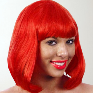 Red Short Bob Wig – Fancy Dress Costume Accessory The Party Hut | Balloons, Fancy Dress & Party Supplies Cheltenham