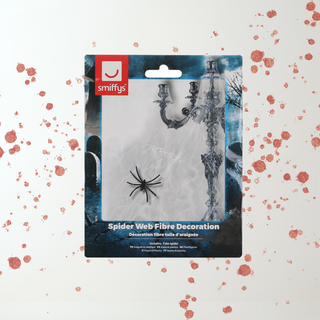 Spider Web Fibre Decoration with Spider – Halloween Party Prop The Party Hut | Balloons, Fancy Dress & Party Supplies Cheltenham
