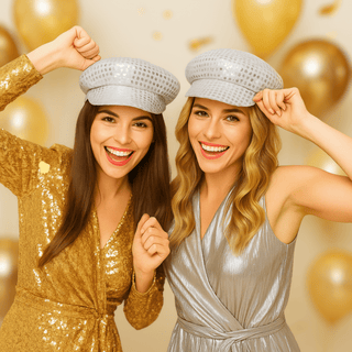 Sequin Silver Disco Hat – Party & Festival Accessory